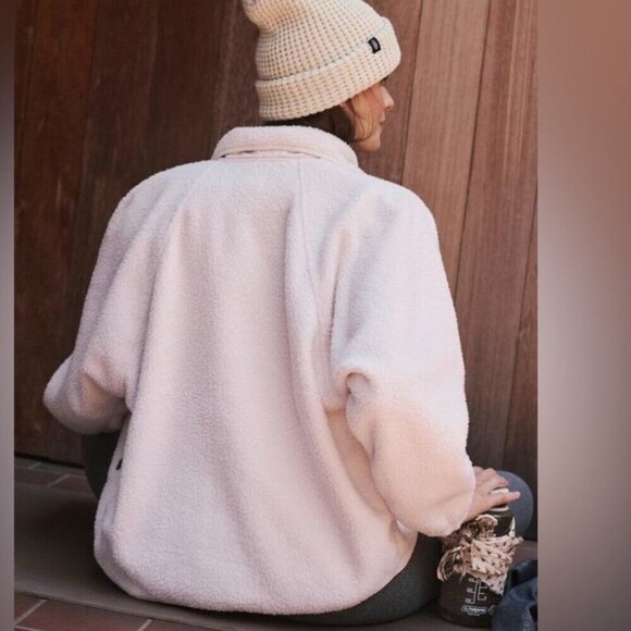NWT $178 Free People Movement X Hatch Maternity Jacket XL Hit The Slopes Fleece - Picture 3 of 16